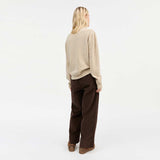 SKALL STUDIO Cameron jumper strik - beige mouliné