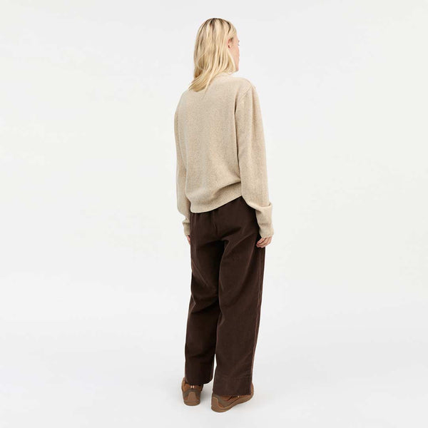 SKALL STUDIO Cameron jumper strik - beige mouliné