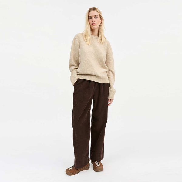 SKALL STUDIO Cameron jumper strik - beige mouliné