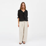 SKALL STUDIO Clea bluse - sort