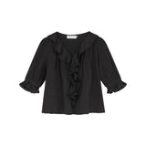 SKALL STUDIO Clea bluse - sort