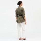 SKALL STUDIO Edgar skjorte - Khaki