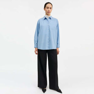 SKALL STUDIO Edgar skjorte - Sky blue