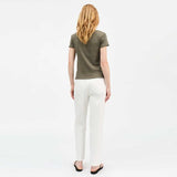 SKALL STUDIO Edie Cap Sleeve Tee - olive