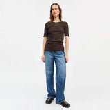 SKALL STUDIO Edie t-shirt - dark brown