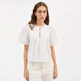 SKALL STUDIO Freesia bluse - hvid