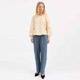 SKALL STUDIO Leaf bluse - antique beige