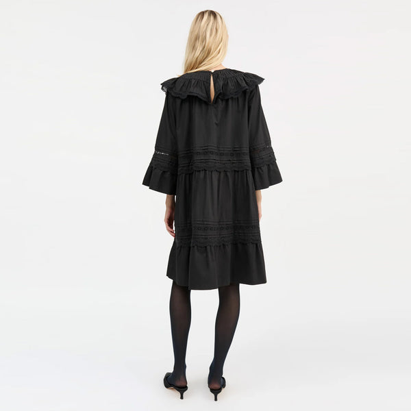 SKALL STUDIO Leaf kjole - sort