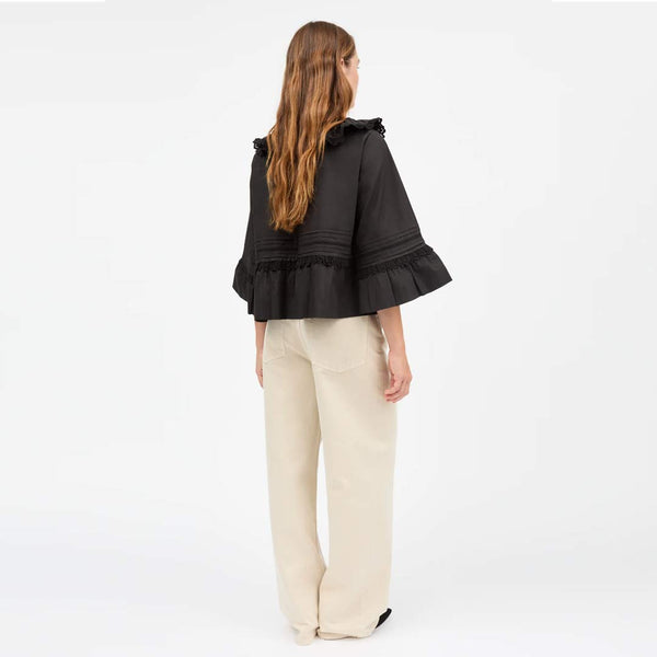 SKALL STUDIO Lulu bluse - sort