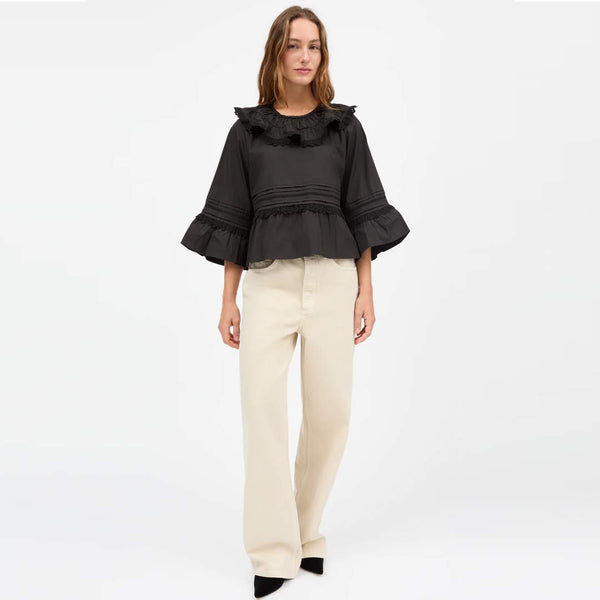 SKALL STUDIO Lulu bluse - sort