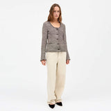 SKALL STUDIO Rosa jakke - Brown/Ecru