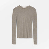 SKALL STUDIO Amy round neck bluse - brun