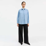 SKALL STUDIO Edgar skjorte - Light Blue