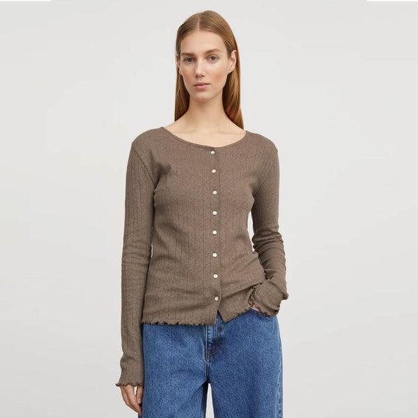 SKALL STUDIO Edie cardigan - brun