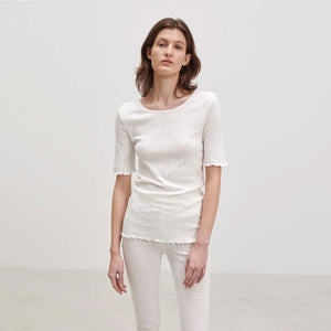 SKALL STUDIO Edie t-shirt - off white hvid