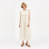 SKALL STUDIO Tallulah kjole - Antique hvid