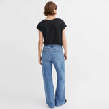 Vide jeans i blå fra Skall studio