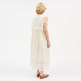 SKALL STUDIO Tallulah kjole - Antique hvid