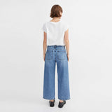 SKALL STUDIO Taylor cropped jeans - worn mid blue