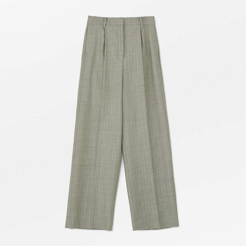 SKALL STUDIO Thom bukser - light grey/ecru
