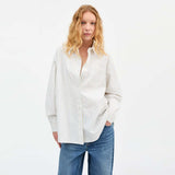 SKALL STUDIO Edgar skjorte - gul/blå striber