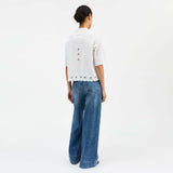 SKALL STUDIO Fleurie skjorte - hvid