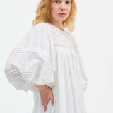 SKALL STUDIO Florentine kjole - hvid