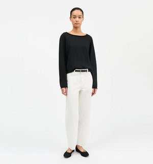 SKALL STUDIO Allison cropped jeans - off white
