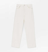 SKALL STUDIO Allison cropped jeans - off white