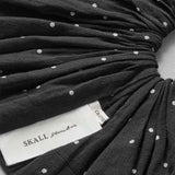 SKALL STUDIO Big scrunchie - Black/White dot