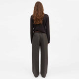 SKALL STUDIO Harry bukser - Brown/Black pinstripe