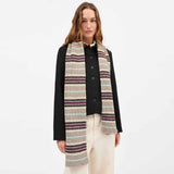 SKALL STUDIO Laura tørklæde - Brown mélange/Multi