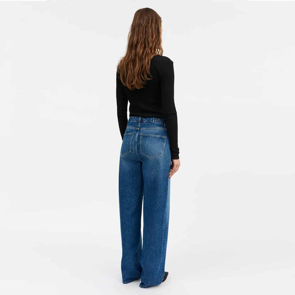 SKALL STUDIO Maddy straight jeans - vintage washed blue