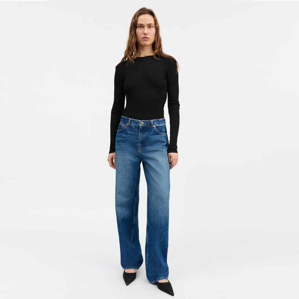 SKALL STUDIO Maddy straight jeans - vintage washed blue