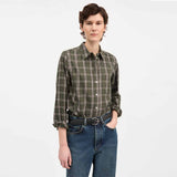 SKALL STUDIO Nico skjorte - Green/White Check