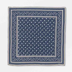 SKALL STUDIO classic scarf 90x90 - dark navy
