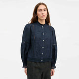 SKALL STUDIO Velina skjorte - Dark Navy