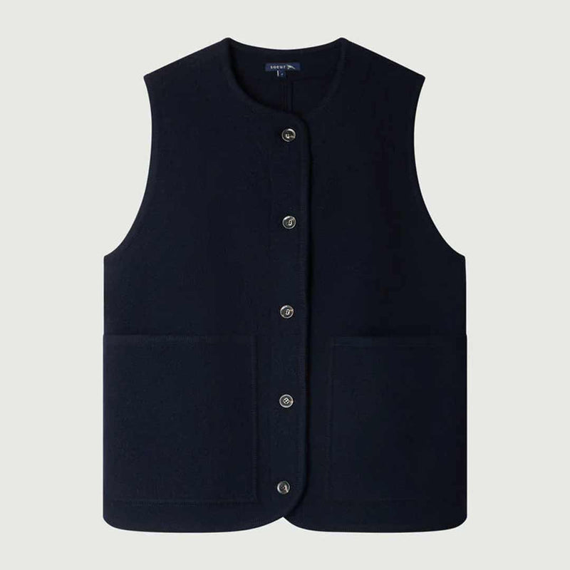 SOEUR Chicago vest - Navy