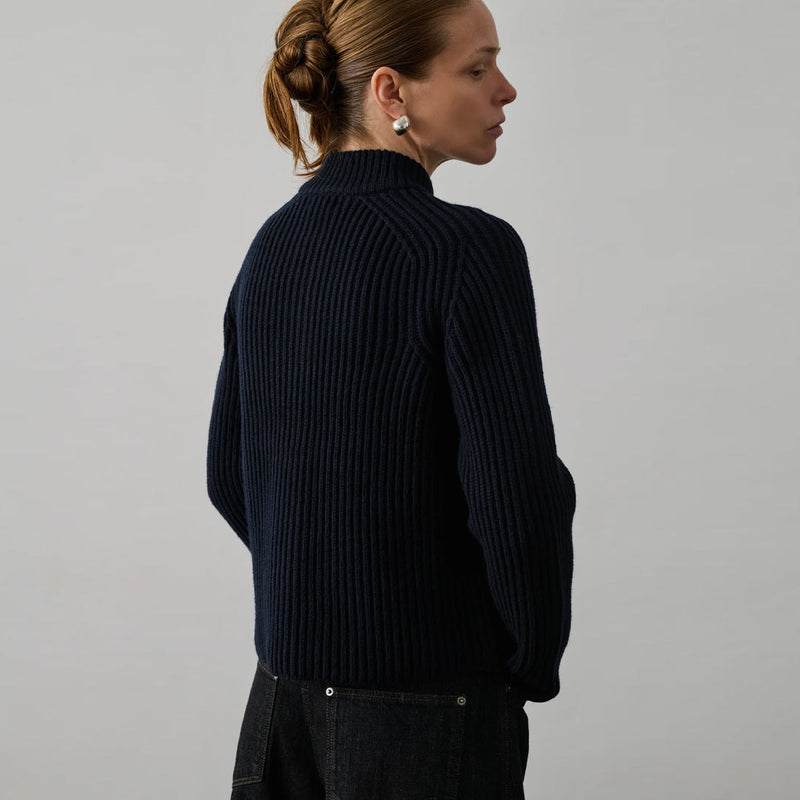 SOEUR Flaubert cardigan - navy