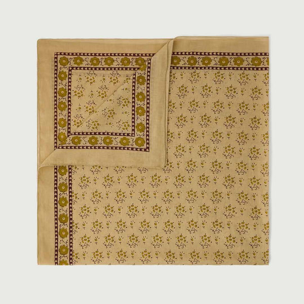 SOEUR Foulard Classiq tørklæde - Mastic/Jaune Dore