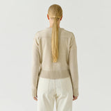 SOEUR Virginia cardigan - Ecru melange