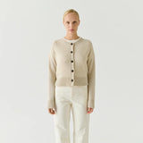 SOEUR Virginia cardigan - Ecru melange