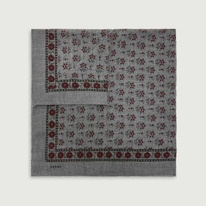 SOEUR Foulard C Laine tørklæde - Gris Foncé/Kaki