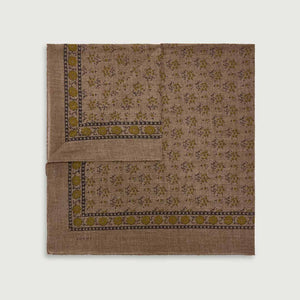 SOEUR Foulard C Laine tørklæde - Taupe /Kaki