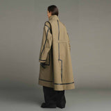 SOEUR vendbar Luce frakke - sort/beige