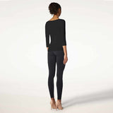 WOLFORD Cordoba top long sleeve - sort