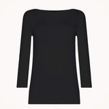 WOLFORD Cordoba top long sleeve - sort