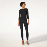 WOLFORD Cordoba top long sleeve - sort