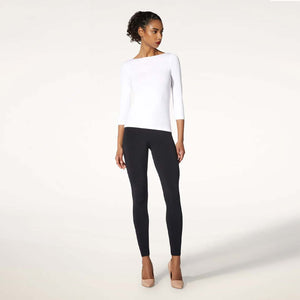 WOLFORD Cordoba top long sleeve - hvid