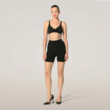 WOLFORD Contour control stretch-cotton shorts - sort